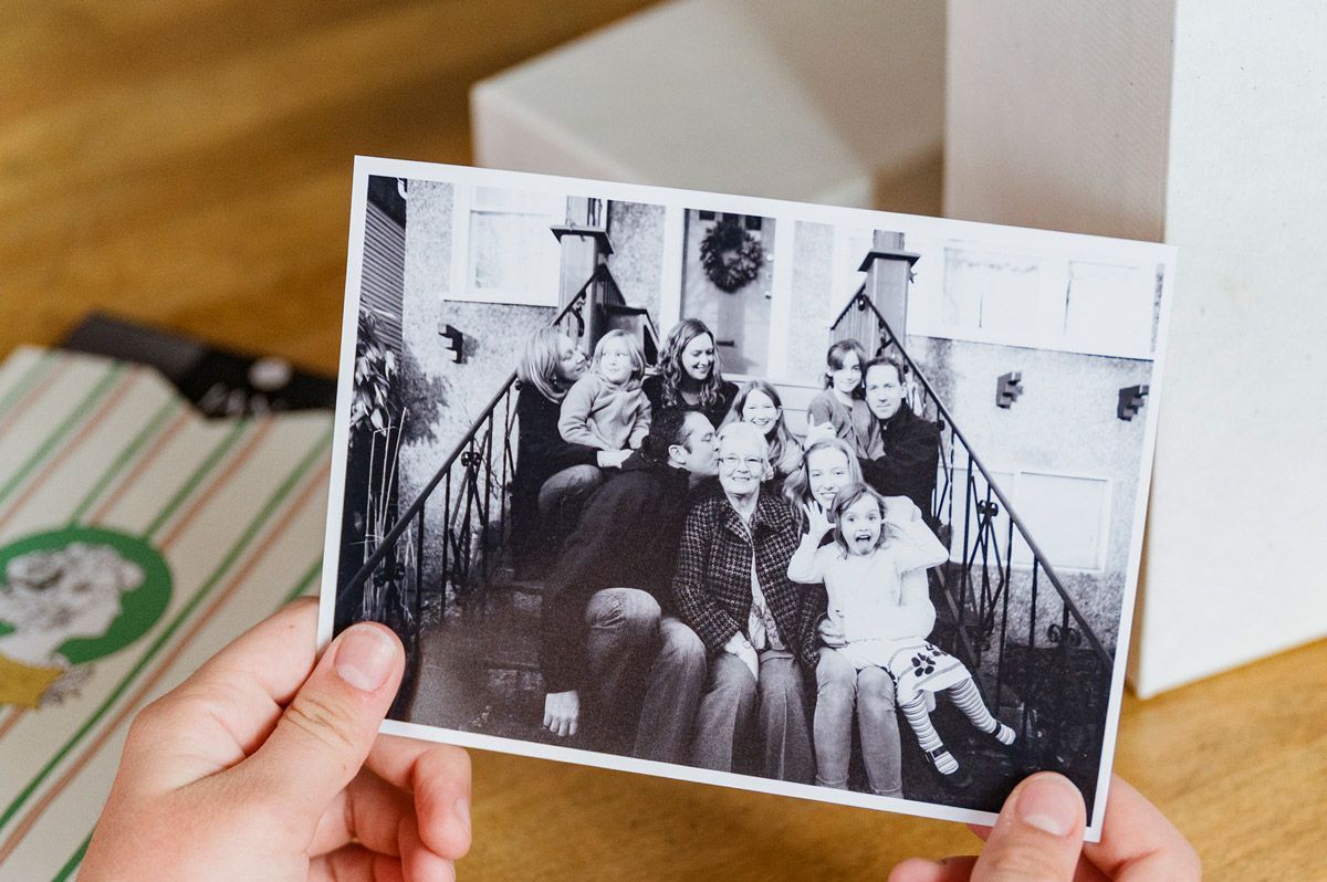 Family printed photo